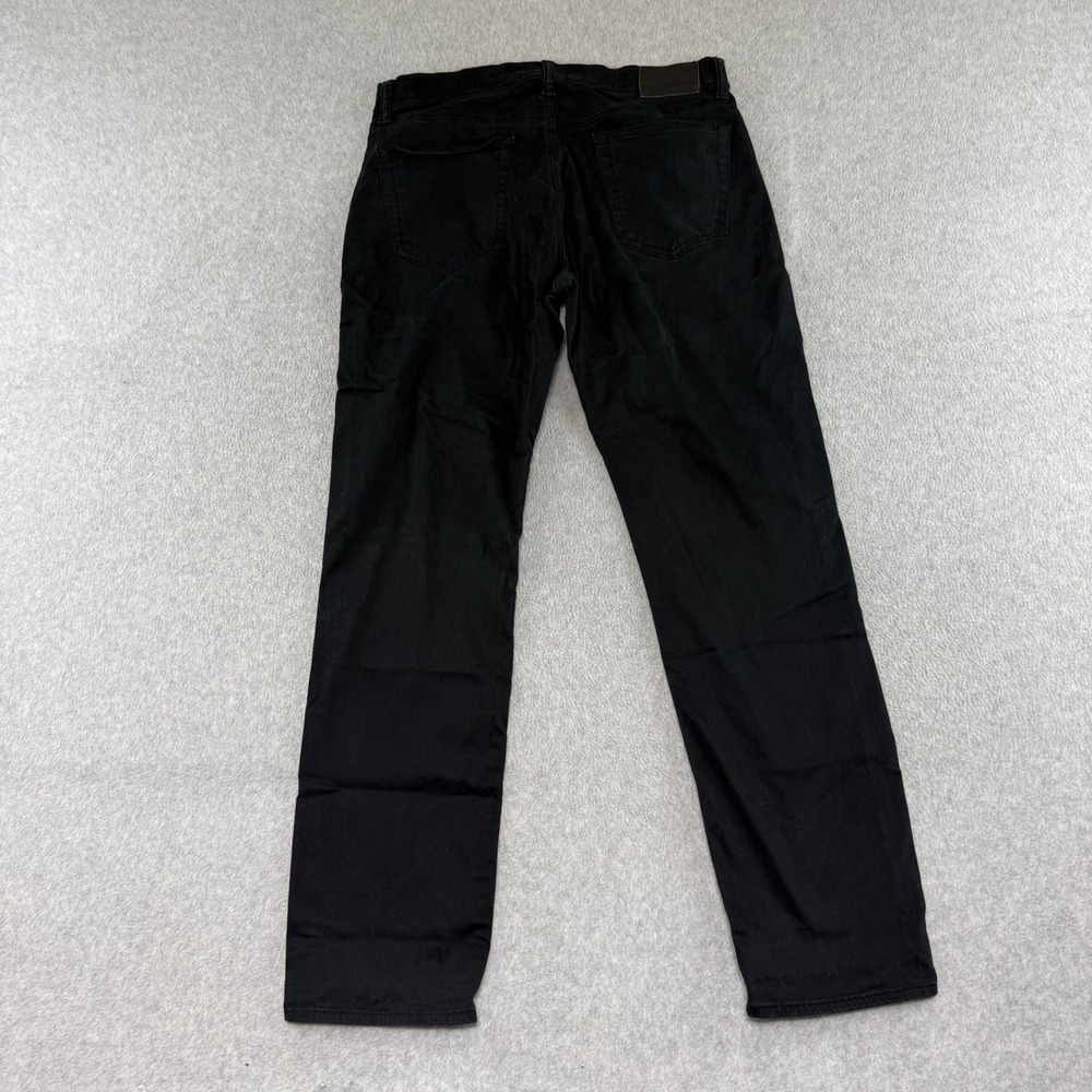 Lucky Brand 121 Slim Jeans Mens 33x32 Black Denim Stretch Pants 121 Slim